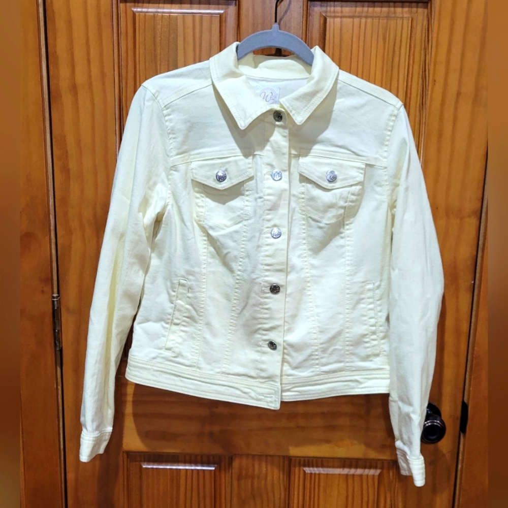 Westport 1962 Pale Yellow Jean Jacket Size S